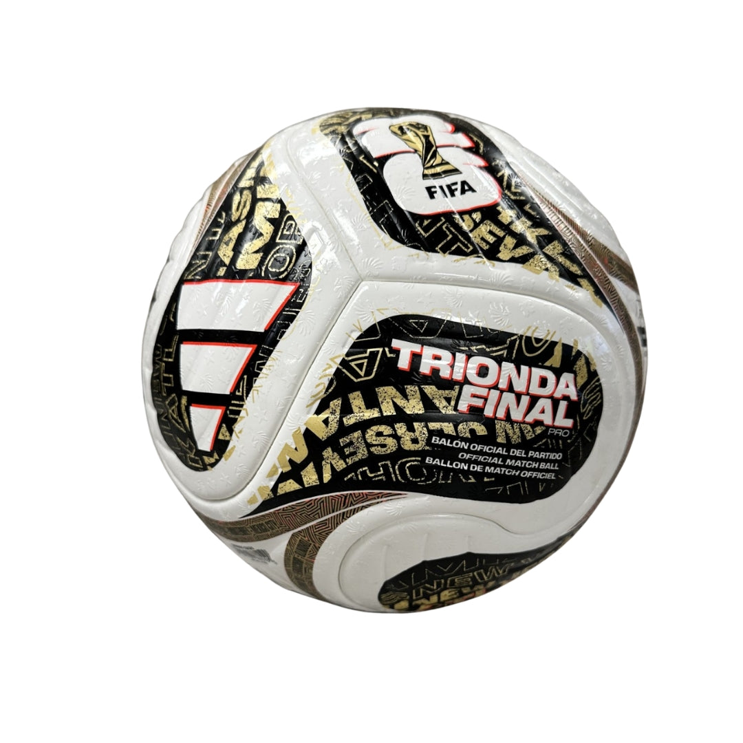 adidas World Cup 26 Finals Pro Soccer Ball white/gold/black