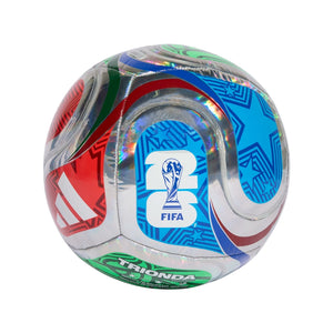 adidas World Cup 26 Trainer Foil Soccer Ball white/royal/red