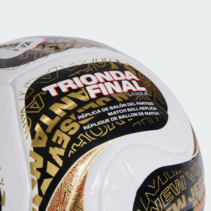 adidas World Cup 26 Trionda Final League Soccer Ball white/ black/ gold
