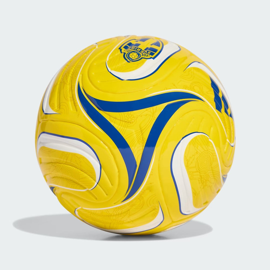 adidas World Cup 26 Trionda Sweden Home Mini Soccer Ball Yellow/royal/white