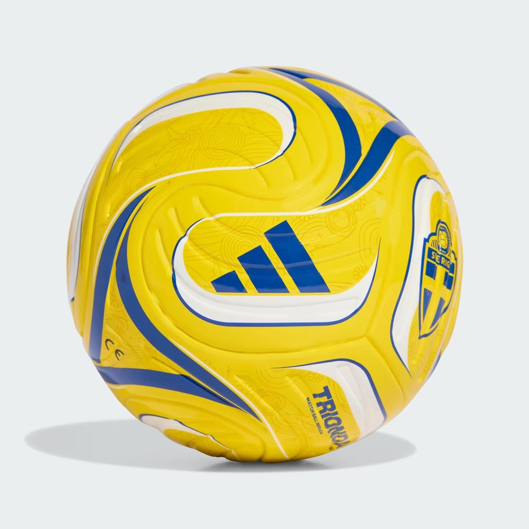 adidas World Cup 26 Trionda Sweden Home Mini Soccer Ball Yellow/royal/white