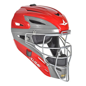 All-Star Junior Pro MVP2510 System 7 Catcher's Helmet scarlet