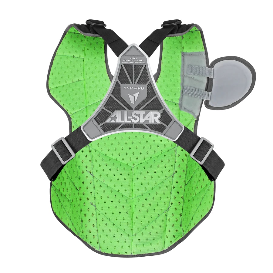 All Star Senior MVP Pro Catcher's Chest Protector Black