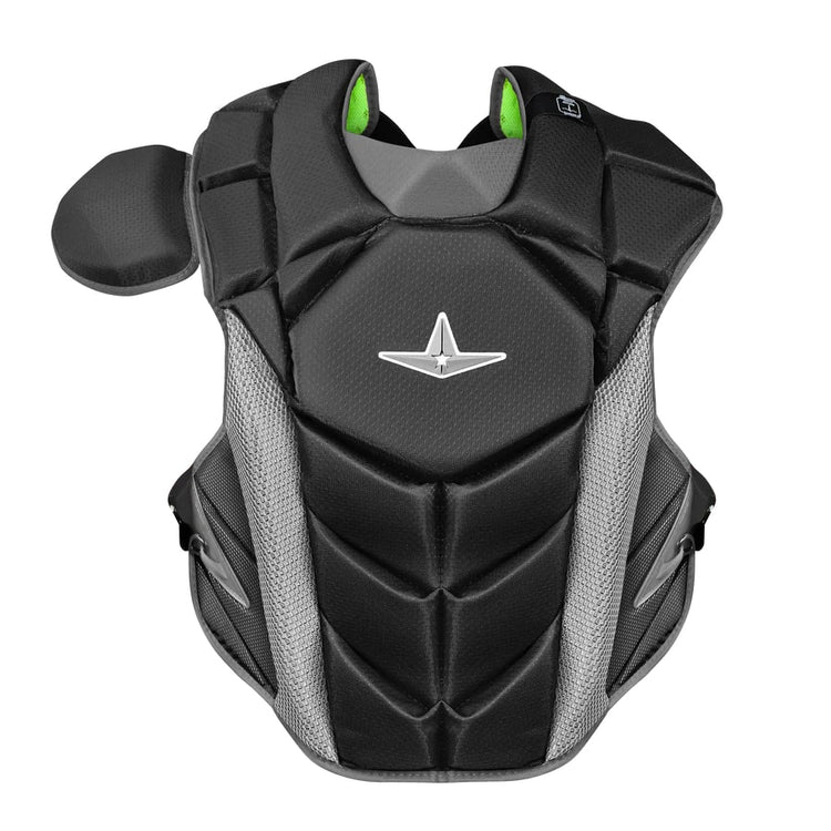 All Star Senior MVP Pro Catcher's Chest Protector Black