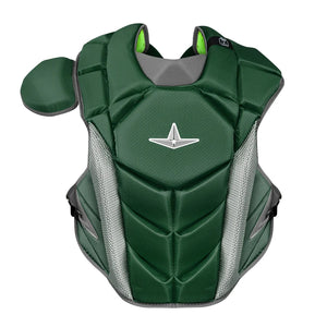 All Star Senior MVP Pro Catcher's Chest Protector Dark Green