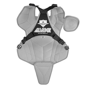 All-Star Intermediate 15.5" Top Star CPCC-TS-1216 NOCSAE Catcher's Chest Protector Black