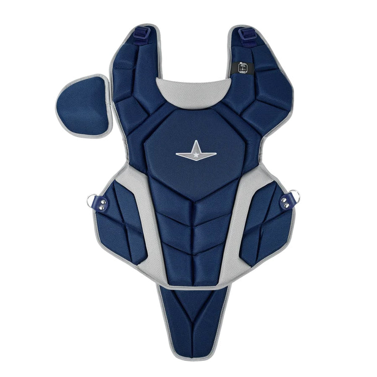 All-Star Intermediate 15.5" Top Star CPCC-TS-1216 NOCSAE Catcher's Chest Protector Navy