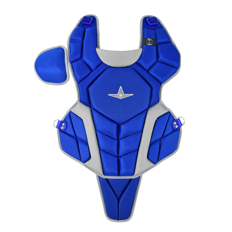 All-Star Intermediate 15.5" Top Star CPCC-TS-1216 NOCSAE Catcher's Chest Protector Royal