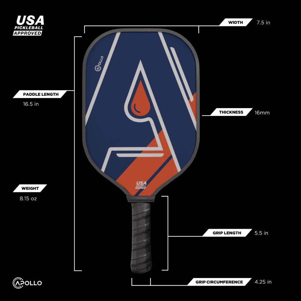 Apollo Edmonton Heritage Pickleball Paddle