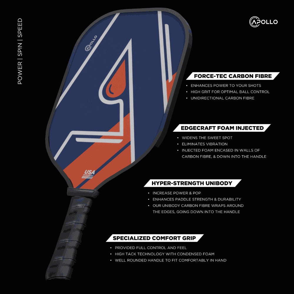 Apollo Edmonton Heritage Pickleball Paddle