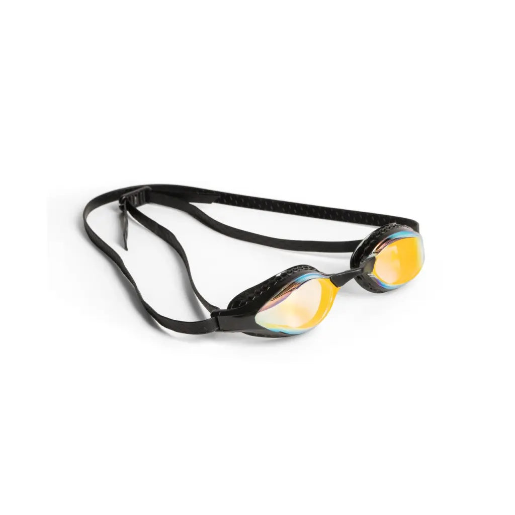 arena Air-Speed Mirror Swim Goggle black/yellow copper lens