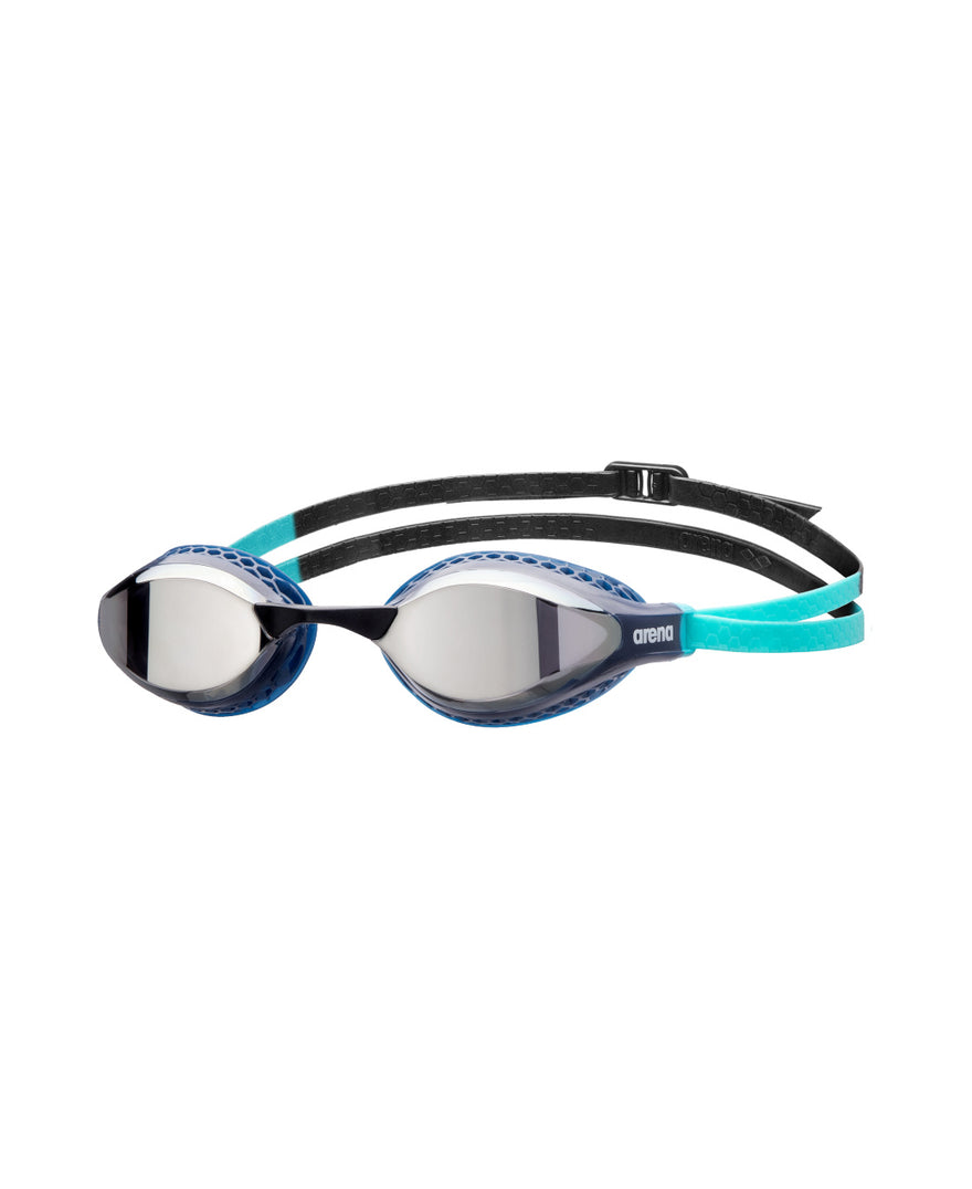 arena Air-Speed Mirror Swim Goggle Navy Water Silver Lens
