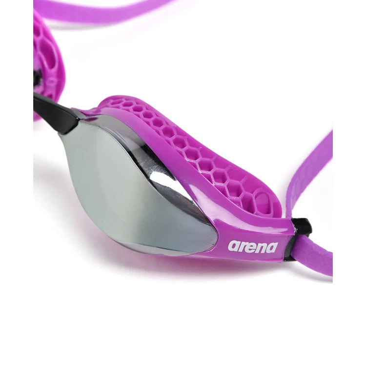 arena Air-Speed Mirror Swim Goggle purple-black/silver lens
