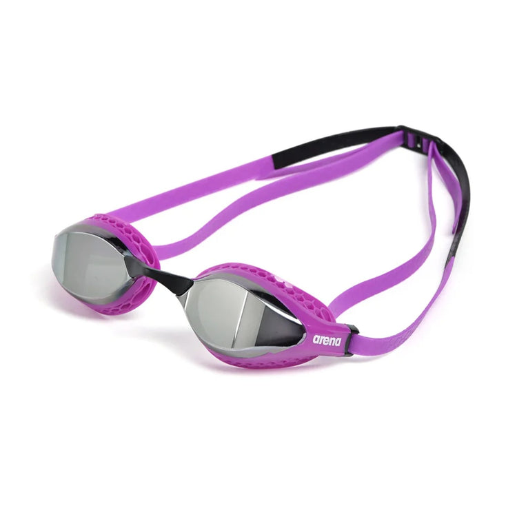 arena Air-Speed Mirror Swim Goggle purple-black/silver lens
