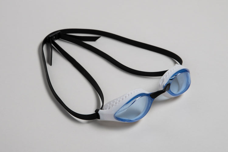 arena Air-Speed Swim Goggle White Blue Lens