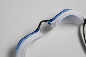 arena Air-Speed Swim Goggle White Blue Lens