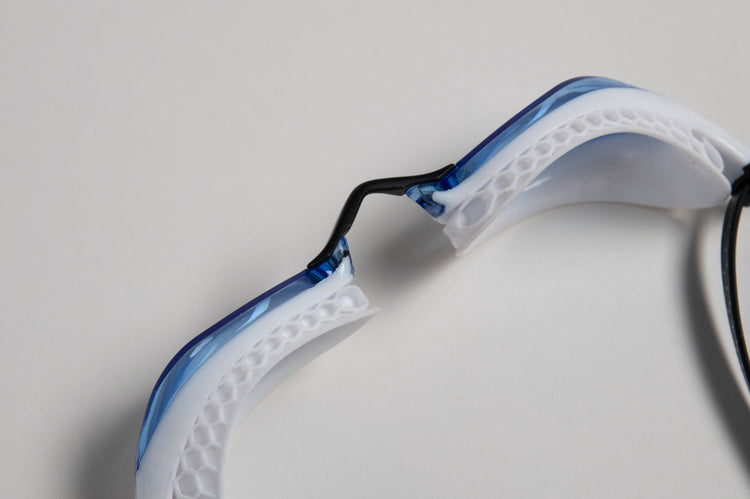arena Air-Speed Swim Goggle White Blue Lens
