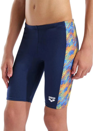arena Boy's Draft Swim Jammer navy/ orange multi