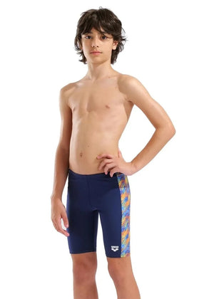 arena Boy's Draft Swim Jammer navy/ orange multi