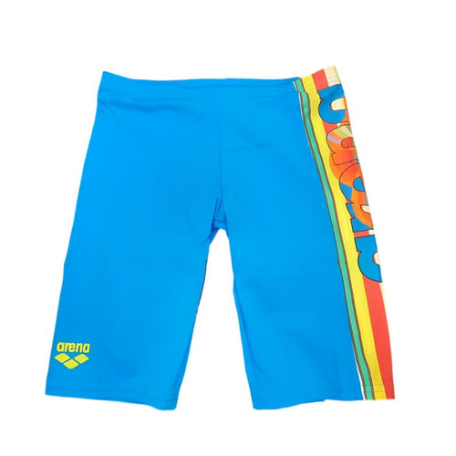 arena Boys Palette Swim Jammer Soft Green Blue River