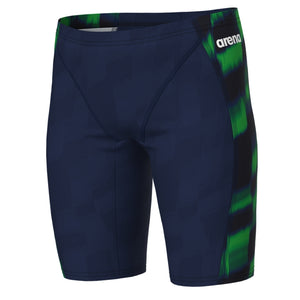 arena Boy's Wave Swim Jammer blue green
