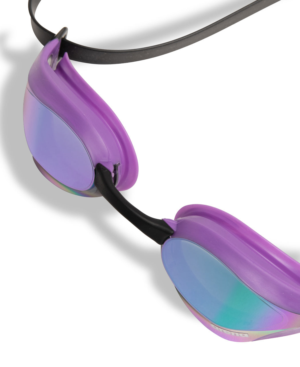 arena Cobra Core Swipe Mirror Swim Goggle Black Emerald Plum Lens