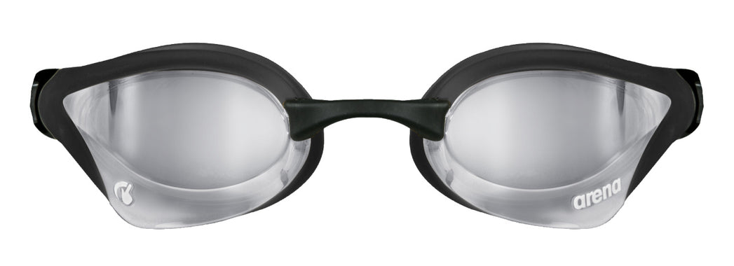 arena Cobra Core Swipe Mirror Swim Goggle Black Silver Lens