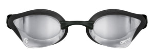 arena Cobra Core Swipe Mirror Swim Goggle Black Silver Lens