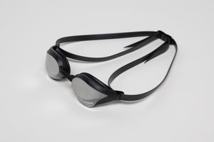 arena Cobra Core Swipe Mirror Swim Goggle Black Silver Lens