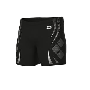 arena Men's Poseidonia Swim Mid-Jammer Black/White
