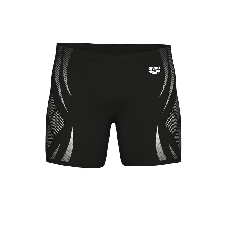 arena Men's Poseidonia Swim Mid-Jammer Black/White