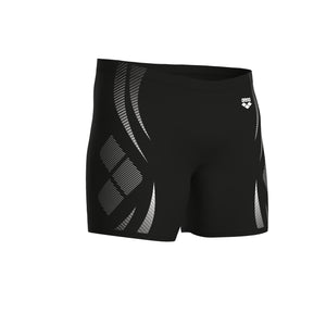 arena Men's Poseidonia Swim Mid-Jammer Black/White