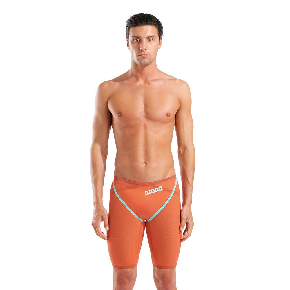 arena Men's Powerskin Carbon Glide Limited Edition Swim Jammer Sunset Coral