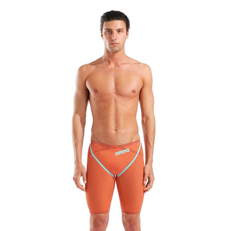 arena Men's Powerskin Carbon Glide Limited Edition Swim Jammer Sunset Coral