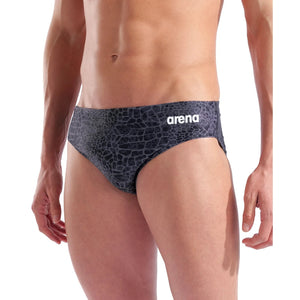 arena Men's Snakeskin Swim Brief team black