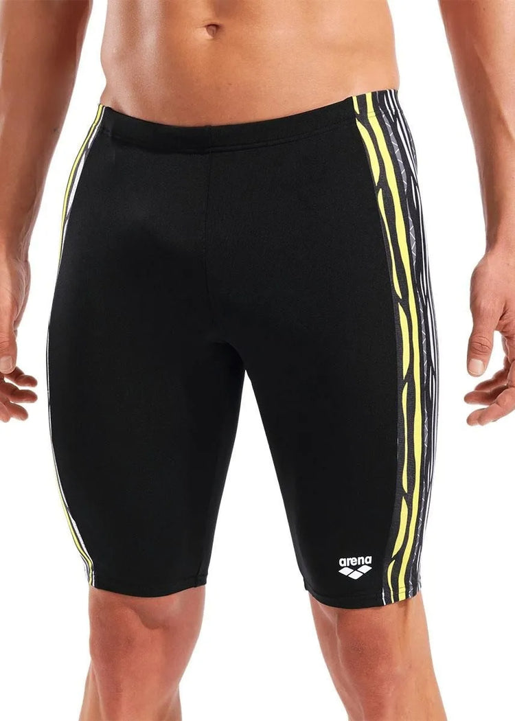 arena Men's Stripes Swim Jammer black/multi black