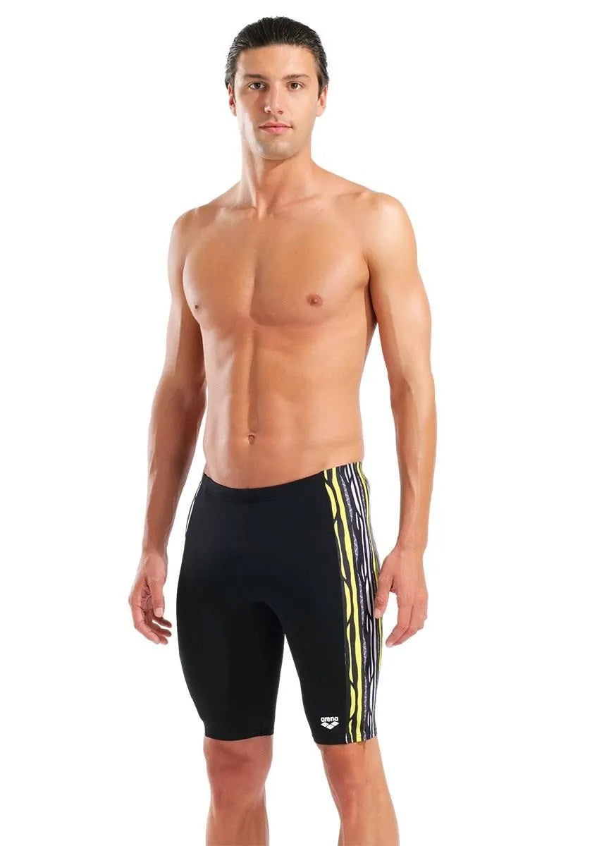 arena Men's Stripes Swim Jammer black/multi black