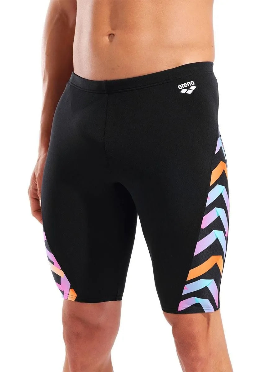 arena Men's Texture Swim Jammer black/multi
