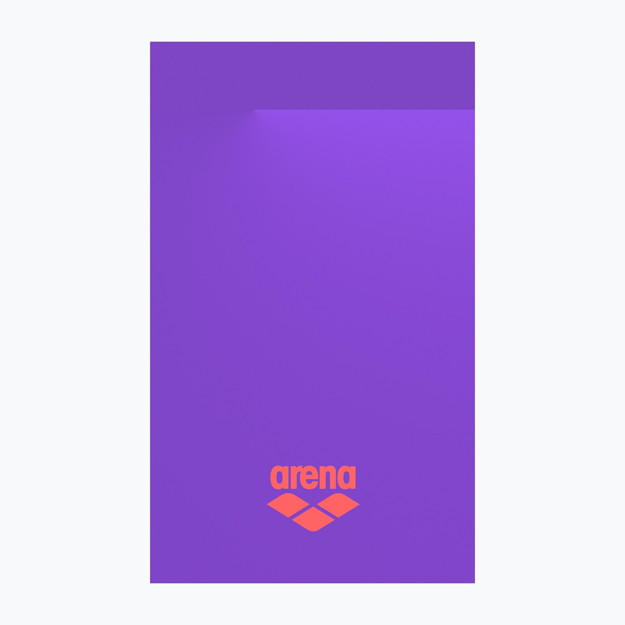 arena Microfiber Swim Towel Violet Calyspso Coral