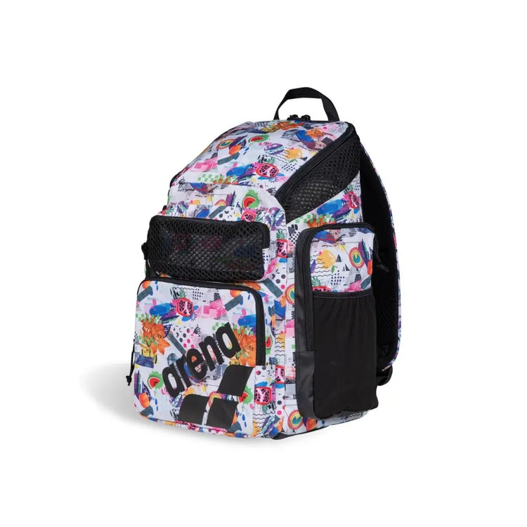 arena One Go Swim Backpack collage