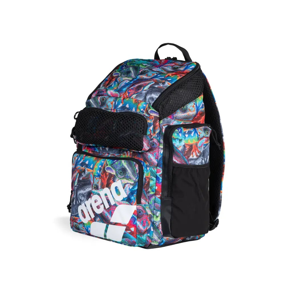 arena One Go Swim Backpack iguanas