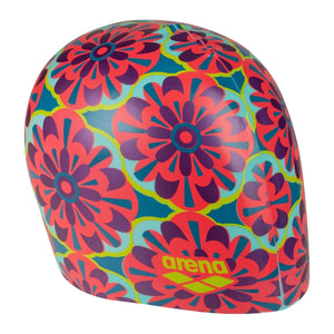 arena Print 2 Swim Cap pink blue green