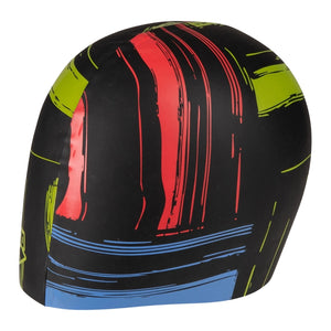 arena Print 2 Swim Cap black red blue green