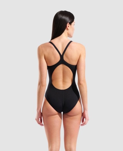 arena Women's Grid Lightdrop Back One Piece Swimsuit Black/Multi