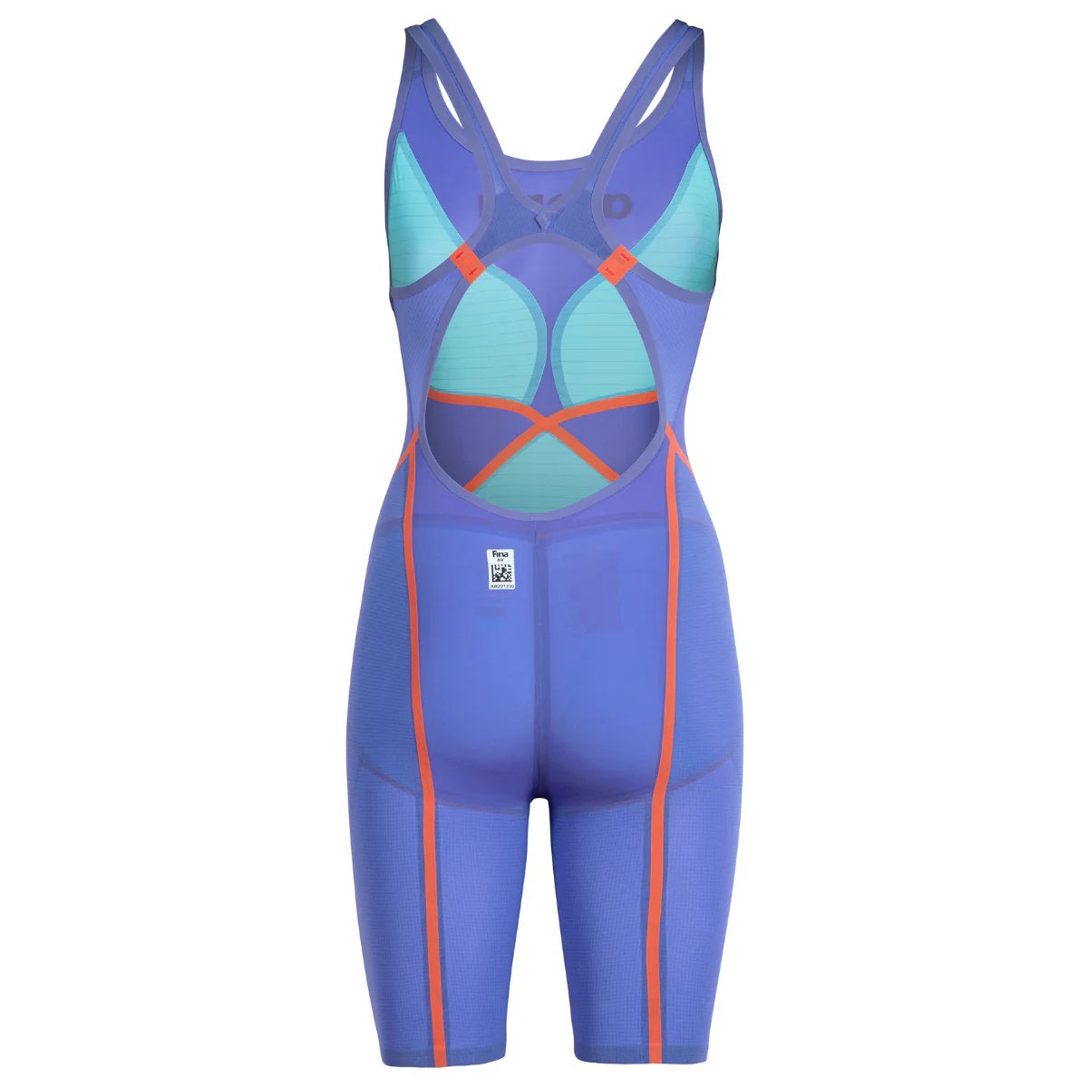 arena Women's Powerskin Carbon Glide LE Open Back Limited Edition Eclipse Glare Kneeskin future dusk coral purple