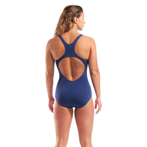 arena Women's Print Control Pro Low Back One Piece Swimsuit navy multi