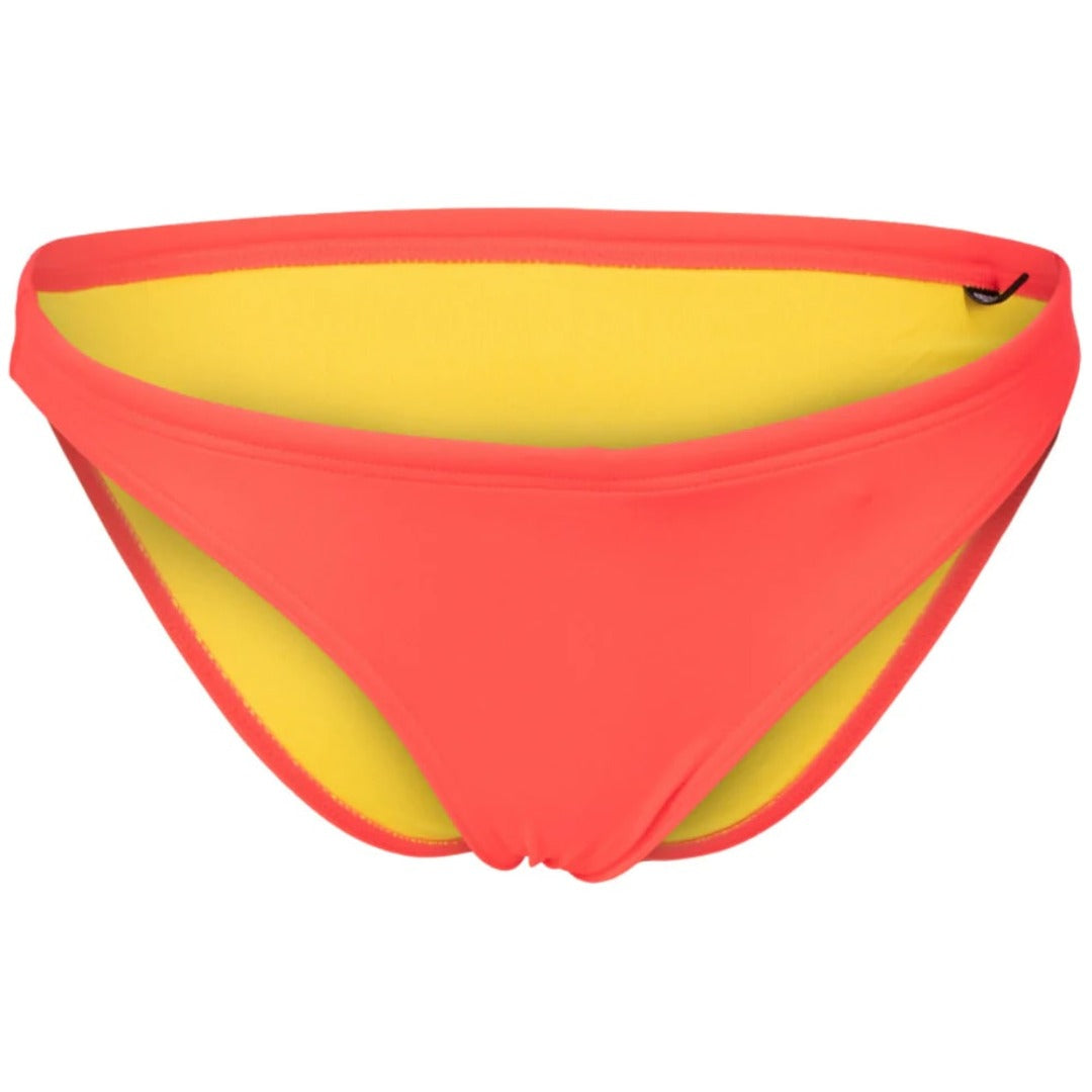 Arena Women's Real Brief Swim Bottom Red/Yellow