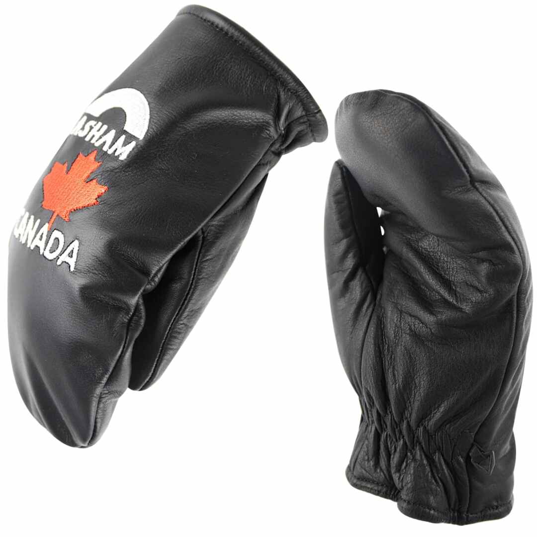 Asham Leather Curling Mitts