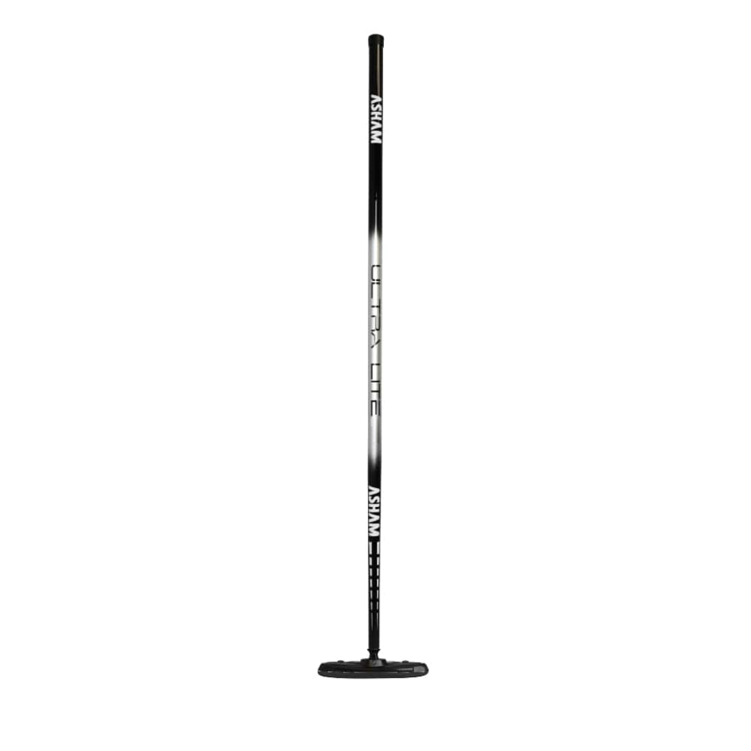 ASHAM Ultra Lite Taper Grip Curling Broom Black