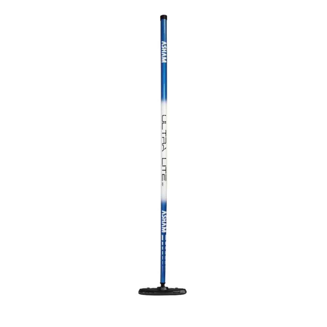 ASHAM Ultra Lite Taper Grip Curling Broom Blue